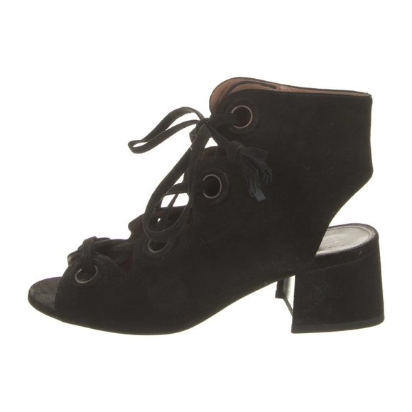 Laurence decade black and navy blue front lace up shoes size 7